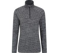 Mountain Warehouse - Couche intermédiaire "Bend & Stretch" avec demi-zip pour femme MW961 (40 FR) (Noir)