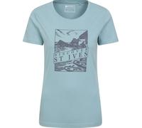 Mountain Warehouse - "Discover St Ives" T-Shirt für Damen MW4027 (44 DE) (Blau)