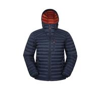Mountain Warehouse Doudoune Henry II Homme - Manteau résistant à l'eau, Chaud, Confortable, Blouson d'hiver isolé, Bomber - pour Temps Froid, l'extérieur et Les Voyages Bleu Marine XL