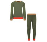 Mountain Warehouse Ensemble à Couleurs contrastées en Laine mérinos pour Enfant - Léger, Respirant et évacuant l'humidité - Printemps été, Voyages