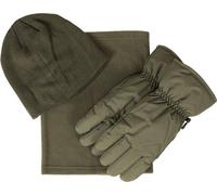 Mountain Warehouse - Ensemble chapeau, écharpe et gants pour homme MW967 (XL) (Vert)