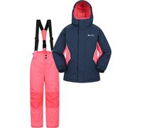 Mountain Warehouse - Ensemble veste et pantalon de ski pour enfants MW1984 (104) (Bleu foncé)