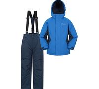 Mountain Warehouse - Ensemble veste et pantalon de ski pour enfants MW1984 (98) (Bleu)