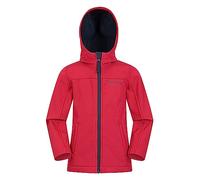 Mountain Warehouse Exodus Veste Softshell pour enfants - Respirante, coupe-vent et imperméable, Doublure en polaire, Garçons et filles - Automne, hiver, Randonnée