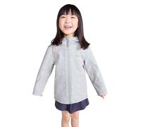 Mountain Warehouse Exodus Veste Softshell pour enfants - Respirante, coupe-vent et imperméable - Manteau doublé en polaire, garçons et filles - Automne, hiver, randonnée, Kaki Clair (05), 9-10 ans