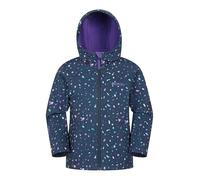 Mountain Warehouse Exodus Veste Softshell pour enfants - Respirante, coupe-vent et imperméable - Manteau doublé en polaire, garçons et filles - Automne, hiver, randonnée, Baie (05), 7-8 ans