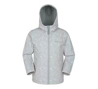 Mountain Warehouse Exodus Veste Softshell pour enfants - Respirante, coupe-vent et résistante à l'eau - Manteau doublé polaire pour garçons et filles - Idéal pour le printemps, l'été et la randonnée