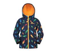 Mountain Warehouse Exodus Veste Softshell pour enfants - Respirante, coupe-vent et résistante à l'eau - Manteau doublé en polaire, garçons et filles - Automne, hiver, randonnée, 7-8 ans