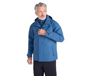 Mountain Warehouse Fell Veste 3 en 1 Hydrofuge pour Homme - Manteau à Capuche, Veste de Pluie, Doublure Polaire intérieure Amovible - Printemps été, Randonnée, Sport