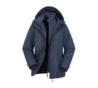 Mountain Warehouse Fell Veste 3 en 1 pour enfants - Imperméable Triclimate, Veste intérieure détachable, Capuche repliable, Manteau pour garçons et filles - Printemps été