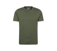 Mountain Warehouse Flint T-shirt à col rond pour homme - Haut respirant et léger avec un design élégant - Idéal pour l'automne, l'hiver, l'extérieur, les vacances et le quotidien, Vert, M