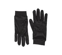 Mountain Warehouse Gants en Soie - Gants 100% Soie, 3 Tailles, Poids léger, Respirants - pour Camper par Temps Froid Noir M