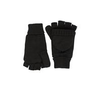 Mountain Warehouse Gants Mitaines Femme Hiver Chaud Doublure Polaire 2 en 1 Noir Taille Unique