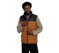 Mountain Warehouse Gilet rembourré Hommes Seasons - Résistant à l'eau, Chaud, léger, Deux Poches Avant, Facile à empaqueter - Parfait pour Voyager, Hiver Gold XL