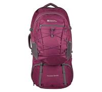 Mountain Warehouse Grand Sac à Dos Traveller 60 + 20 L - Sac de journée détachable, Poches Multiples et Housse de Pluie - pour Les Voyages, la Randonnée & Le Camping Lila Ajustement Femmes