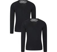 Mountain Warehouse - Haut de couche de base pour hommes (pack de 2) MW463 (4XL) (Noir)