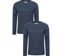 Mountain Warehouse - Haut de couche de base "Talus" pour hommes (pack de 2) MW574 (XXS) (Bleu marine)