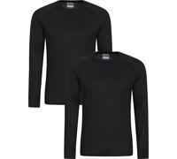 Mountain Warehouse - Haut de couche de base "Talus" pour hommes (pack de 2) MW574 (XXS) (Noir)
