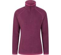 Mountain Warehouse - Haut en polaire "Montana" avec demi-zip pour femme MW637 (30 FR) (Rouge baie)