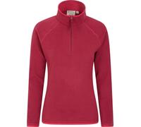 Mountain Warehouse - Haut en polaire "Montana" avec demi-zip pour femme MW637 (40 FR) (Rouge foncé)
