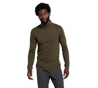 Mountain Warehouse Haut Thermique Hommes Meribel - 100% Coton peigné, col roulé, Respirant, séchage Rapide & Manches ajustées, Entretien Facile - Usage Quotidien, Hiver Kaki M