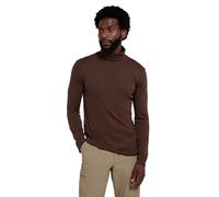 Mountain Warehouse Haut Thermique Hommes Meribel - 100% Coton peigné, col roulé, Respirant, séchage Rapide & Manches ajustées, Entretien Facile - Usage Quotidien, Hiver Marron M