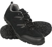 Mountain Warehouse - Herren Wanderschuhe "Outdoor III", Wildleder MW3311 (45.5 EU) (Schwarz)