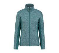 Mountain Warehouse Idris Veste Polaire à empiècements pour Femme - Manteau Chaud, léger avec Poches Avant Respirantes - pour l'automne, l'hiver, Le Camping, l'extérieur Sarcelle foncé 42