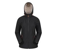Mountain Warehouse Iona Veste de Softshell des Femmes - Manteau Respirable d'été de Dames, Poids léger, Dessus réglable, Manteau résistant à l'eau Noir 44