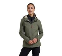Mountain Warehouse Iona Veste de Softshell des Femmes - Manteau Respirable d'été de Dames, Poids léger, Dessus réglable, Manteau résistant à l'eau Kaki 38