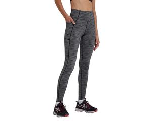 Mountain Warehouse Legging pour Femme Breathe & Balance Taille Haute - Collants Doux brossés, Longueur complète, Poches - Printemps été, Sport, Marche