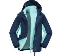 Mountain Warehouse - "Lightning" Jacke, wasserfest 3 in 1 für Kinder MW2418 (158) (Marineblau)