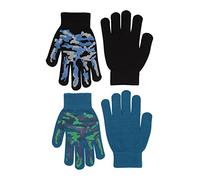Mountain Warehouse Magic Grippi Lot De 2 Paires De Gants Enfant Bleu Canard M/L
