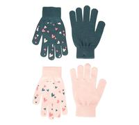 Mountain Warehouse Magic Grippi Lot De 2 Paires De Gants Enfant Rose clair M/L