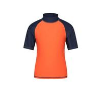Mountain Warehouse Maillot Anti-UV à Manches Courtes pour Enfant - Rashguard Protection Solaire UPF50+, Haut Maillot de Bain Fille et garçon - Été, Natation, plongée Orange Brulée 13 Ans