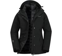 Mountain Warehouse Mountain Warehouse Black Alaskan Womens 3-in-1 Waterproof Jacket