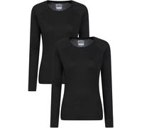 Mountain Warehouse Mountain Warehouse Black Womens Talus Thermal Tops 2 Pack