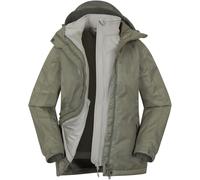 Mountain Warehouse Mountain Warehouse Green Bracken Extreme Womens 3-in-1 Waterproof Jacket