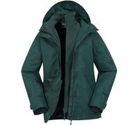 Mountain Warehouse Mountain Warehouse Green Womens Fell 3-in-1 Water Resistant Jacket