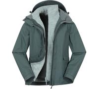 Mountain Warehouse Mountain Warehouse Green Womens Thunderstorm II 3-in-1 Waterproof Jacket