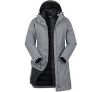 Mountain Warehouse Mountain Warehouse Grey Womens Alaskan 3-In-1 Waterproof Long Jacket