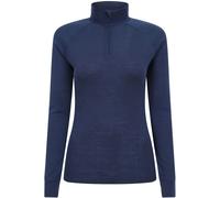 Mountain Warehouse Mountain Warehouse Light Blue Womens Merino Zip Neck Thermal Top