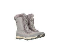 Mountain Warehouse Ohio Bottes de Neige pour Femme - Chaussures Anti-Neige en Fausse Fourrure pour Femme, testées thermiquement à -20 °C, Isotherm - Ski d'hiver Menthe 40