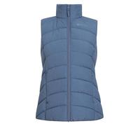 Mountain Warehouse Opal Doudoune pour Femme - Veste matelassée légère, sans Manche, Hydrofuge, résistante Eau et Pluie - Montagne, randonnée, Running, mi-Saison, Hiver Bleu 38