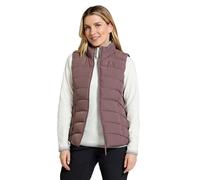 Mountain Warehouse Opal Doudoune pour Femme - Veste matelassée légère, sans Manche, Hydrofuge, résistante Eau et Pluie - Montagne, randonnée, Running, mi-Saison, Hiver Taupe 44