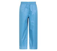 Mountain Warehouse Pakka Pantalon De Pluie pour Enfant - sur Pantalon Imperméable, sur Pantalon Riptop Léger Et Résistant, Vêtement De Pluie pour Garçon Et Fille Bleu 13 Ans