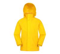 Mountain Warehouse Pakka Veste imperméable pour Enfant - Manteau de Pluie Pliable et étanche, Coupe-Vent, léger et Respirant, Fille et garçon - Voyage, école, Marche Jaune 13 Ans