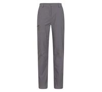 Mountain Warehouse Pantalon de randonnée Capri pour Femme - Protection UV, séchage Rapide, Extensible, Poches Multiples - Idéal pour Les activités de Plein air Gris Fer 34