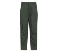 Mountain Warehouse Pantalon Enfants Winter Trek Youth - Séchage Rapide, 4 Poches, résistant au rétrécissement et à la décoloration - Voyage, Temps Froid Kaki 11-12 Ans