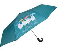 Mountain Warehouse - Parapluie pliable Floral Randonnée MW797 (Taille unique) (Petrol)